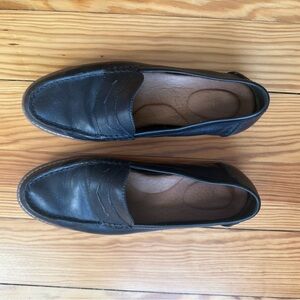 Sperry Black Leather Loafers